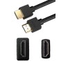 RS PRO Thin Wire Series 7.5 m High Speed Male HDMI to Male HDMI Cable Black 913-4821