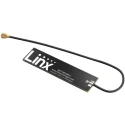 Linx PCB WiFi Antenna with MHF4 Connector, Adhesive Mount, 2.4-6 GHz Bandwidth, 4.6dBi Gain ANT-W63RPC1-MHF4-100