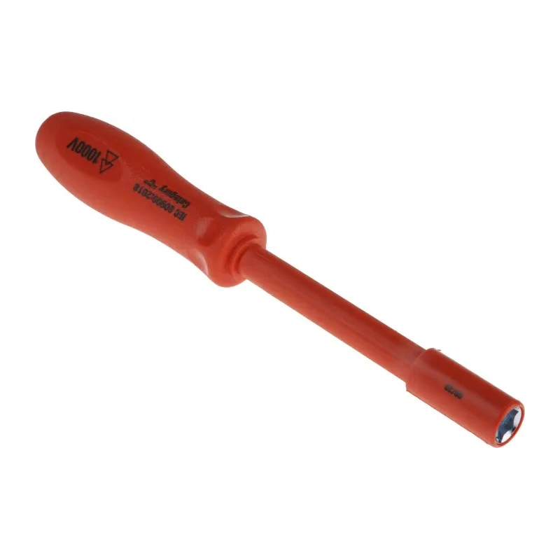 ITL Insulated Tools Ltd Hexagon Nut Driver Insulated Screwdriver 0BA Tip, 105 mm Blade, 265 mm Overall Length 911-1503