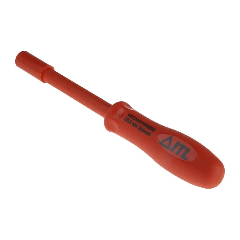ITL Insulated Tools Ltd Hexagon Nut Driver Insulated Screwdriver 0BA Tip, 105 mm Blade, 265 mm Overall Length 911-1503