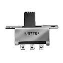 KNITTER-SWITCH Panel Slide Switch SPST Latching 350mA Copper Terminal MFS 131 D
