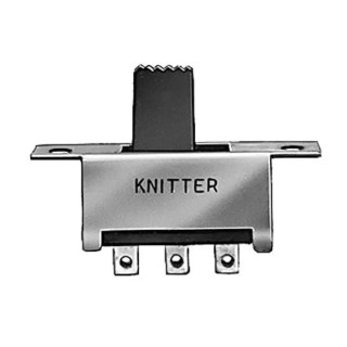 KNITTER-SWITCH Panel Slide Switch SPST Latching 350mA Copper Terminal MFS 131 D