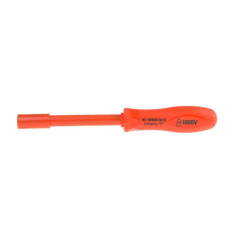 ITL Insulated Tools Ltd Hexagon Nut Driver 10 mm Tip, 105 mm Steel Blade, Plastic Handle, VDE/1000V Approved, 265 911-1528
