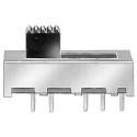 KNITTER-SWITCH PCB Slide Switch DPST 350mA 30V DC On-On-On Polyoxymethylene Actuator MFP 2220