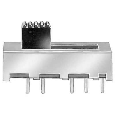 KNITTER-SWITCH PCB Slide Switch DPST 350mA 30V DC On-On-On Polyoxymethylene Actuator MFP 2220
