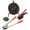 RS PRO Industrial Polypropylene Strapping Kit Black, 12 mm Width, 1500 m Length, 185 kg Breaking Strain 912-9147