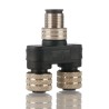 Brad from Molex Circular Connector Adapter 4-Pole M12 Male to 4-Pole M12 Female, 250V, 4A, IP67 Rated 1200685105