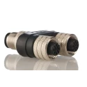 Brad from Molex Circular Connector Adapter 4-Pole M12 Male to 4-Pole M12 Female, 250V, 4A, IP67 Rated 1200685105