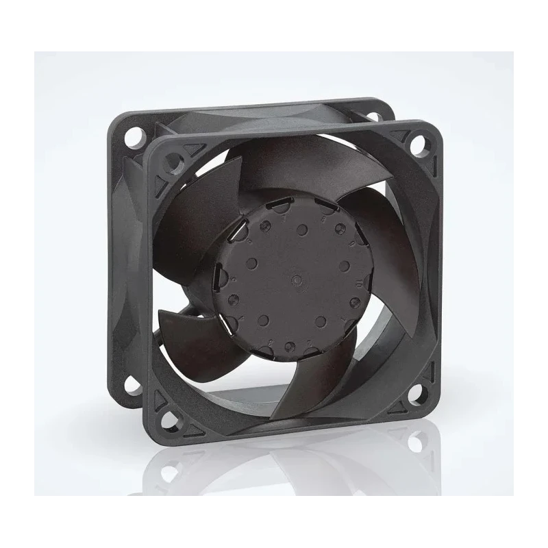 ebm-papst 630 Series Axial Fan, 12V DC, 44 m³/h Air Flow, 1.6 W, 0.12 A Max, Rating, 60 mm Height, 25.4 mm Width & IP68