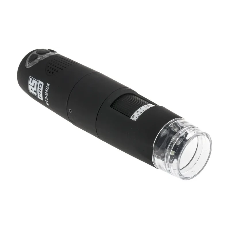 RS PRO USB WiFi Microscope, 1280 x 1024 Resolution, 10 to 160x Magnification, LED Illuminated, Battery Operated 913-2484