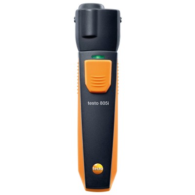 Testo Bluetooth Infrared Thermometer Model , Temperature Range -30 °C to 250 °C, ±2.5°C Accuracy, 10:1 Optics, AAA 0560 1805