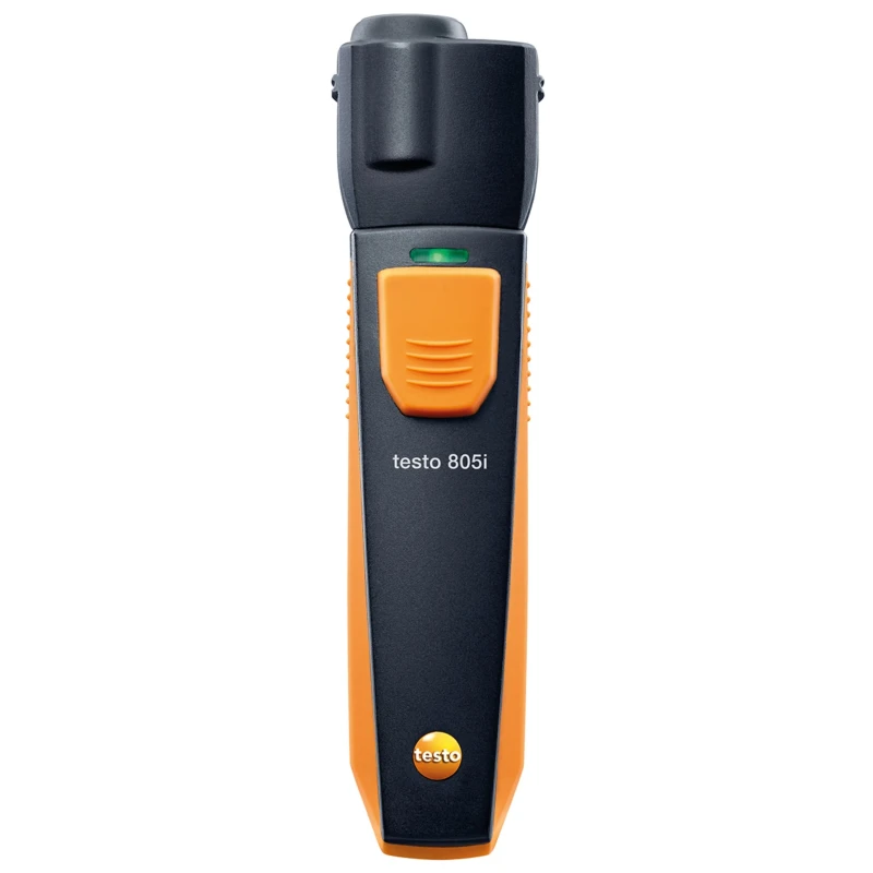Testo Bluetooth Infrared Thermometer Model , Temperature Range -30 °C to 250 °C, ±2.5°C Accuracy, 10:1 Optics, AAA 0560 1805
