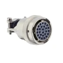 Souriau Sunbank by Eaton 851 Straight 3 Way Cable Connector Female, Male Contacts, Shell Size 8, Bayonet 85106EC833P50