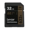 Lexar 32 GB SDHC Memory Card Class 10, 633x Speed, UHS-I, SLC NAND LSD32GCBEU633