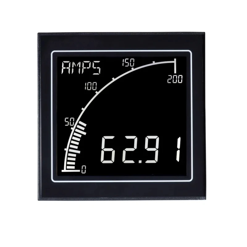 Trumeter Digital Panel Ammeter 500 mA AC, 68 mm x 68 mm, 0.5% Accuracy APM-CT-ANO