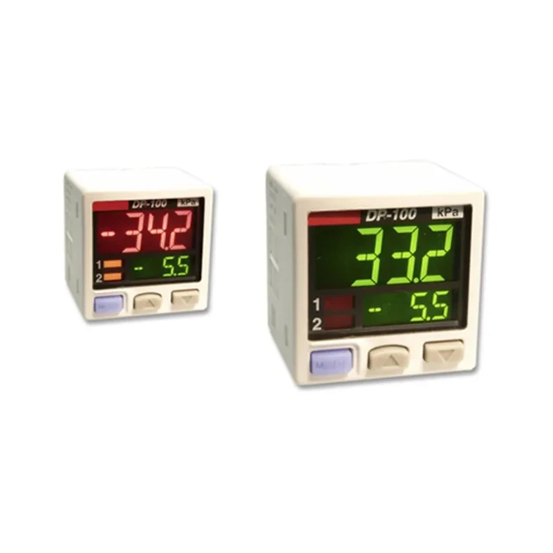 Panasonic DP-101 Series Pressure Sensor, Gauge Reading, NPN/PNP Output, -1 bar to 1 bar, 12-24 V dc, Panel Mount DP-101-M-P
