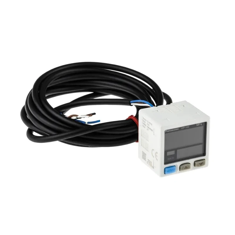Panasonic DP-101 Series Pressure Sensor, NPN/PNP Output, Gauge Reading, -1 bar to 10 bar, 12V-24V DC DP-102A-E-P