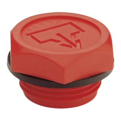 Elesa Hydraulic Blanking Plug MG Thread Standard Fibreglass Reinforced Polyamide Technopolymer Matt Finish 16mm Length 59976