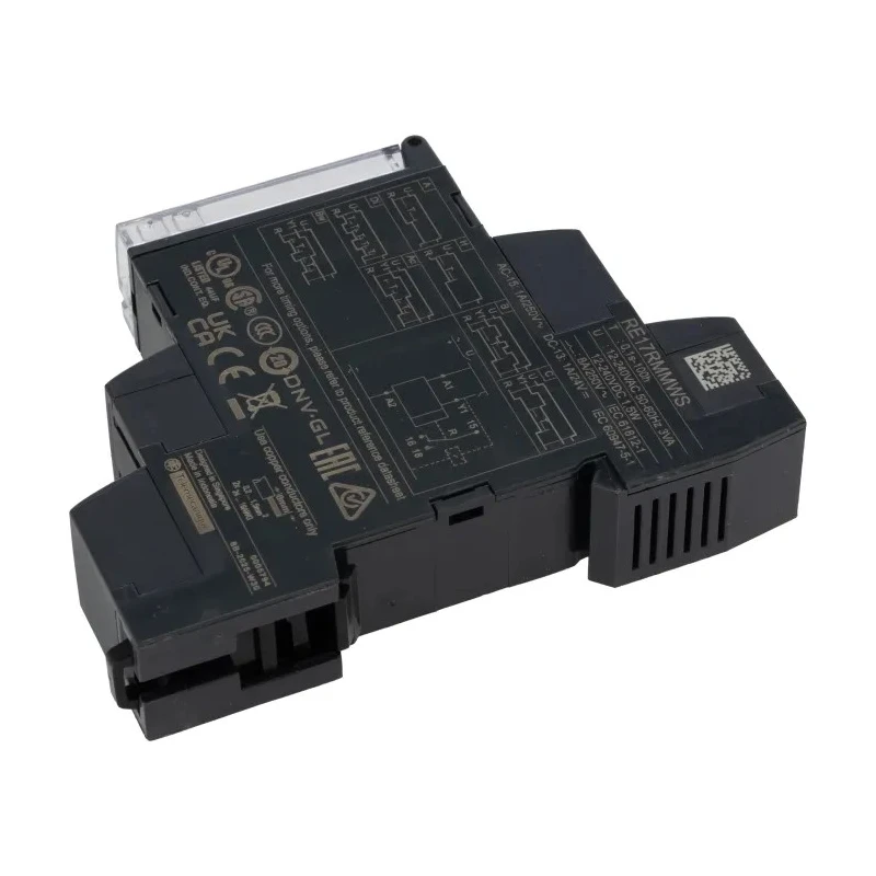 Schneider Electric Harmony Time Series DIN Rail Timer Relay 1-Contact 12 to 240 V DC/AC 1 s to 100 h RE17RMMWS