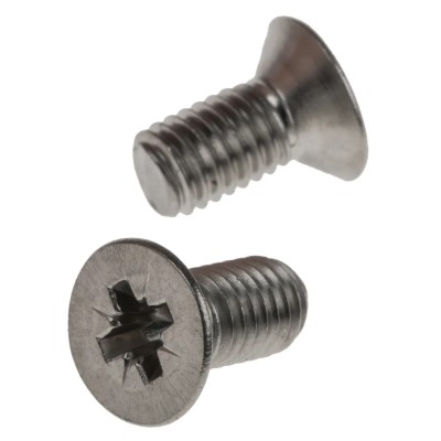 RS PRO A4 316 Stainless Steel Pozidriv Countersunk Machine Screw M5 10mm 914-1958