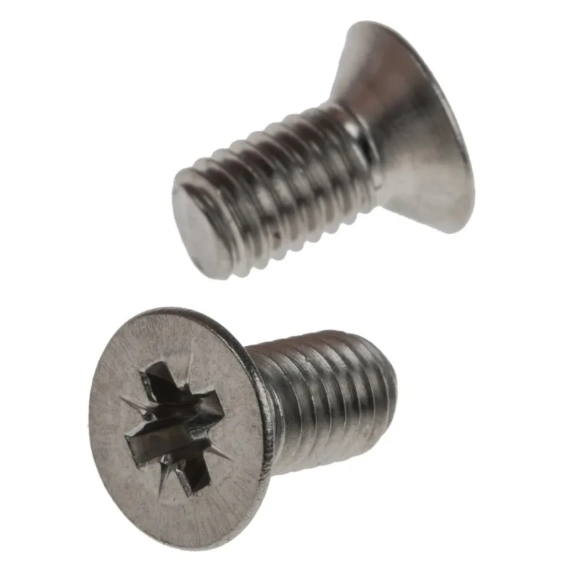 RS PRO A4 316 Stainless Steel Pozidriv Countersunk Machine Screw M5 10mm 914-1958