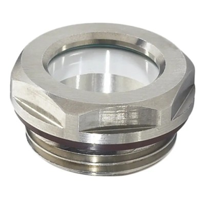 Elesa Liquid Level Indicator Metric Thread 303 Stainless Steel Housing Fluorelastomer Seal Maximum 180°C GN.37462