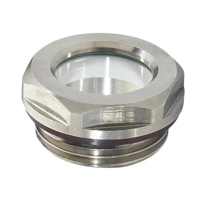 Elesa Liquid Level Indicator Metric Thread 303 Stainless Steel Housing Fluorelastomer Seal Maximum 180°C GN.37462