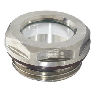 Elesa Liquid Level Indicator Stainless Steel 303, Metric BSP Thread, 180°C Max Temp GN.37479