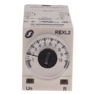 Schneider Electric Harmony Time Series Timer Relay 2-Contact 24 to 240 V dc 110V ac 0.1 s to 100 h REXL2TMF7