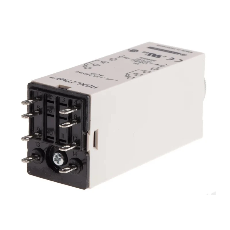 Schneider Electric Harmony Time Series Timer Relay 2-Contact 24 to 240 V dc 110V ac 0.1 s to 100 h REXL2TMF7