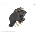 Souriau Sunbank by Eaton SMS Series Right Angle PCB Socket, 6-Contact, 2 Row, 5.08 mm Pitch, 15A, 250V, Solder SMS6GE53K9