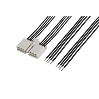 Molex 4 Way Female Edgelock to 4 Way Unterminated Wire to Board Cable 125V, Nylon Jacket, 100 mm 216331-1041