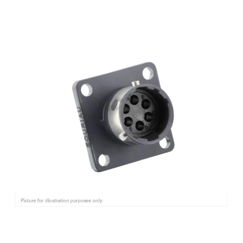 Souriau Sunbank by Eaton Circular Connector 6 Contacts In-Line Standard Socket Male IP68 IP69K UTGX UTGX0106P