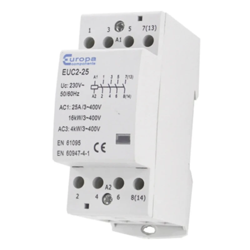 Europa 24V ac Coil, 4-Pole, 40 A Motor Control Contactor EUC3-40-4NOB