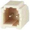 Hirose DF1E Series Right Angle Through Hole PCB Header 2 Contacts 2.5 mm Pitch 1 Row Shrouded DF1E