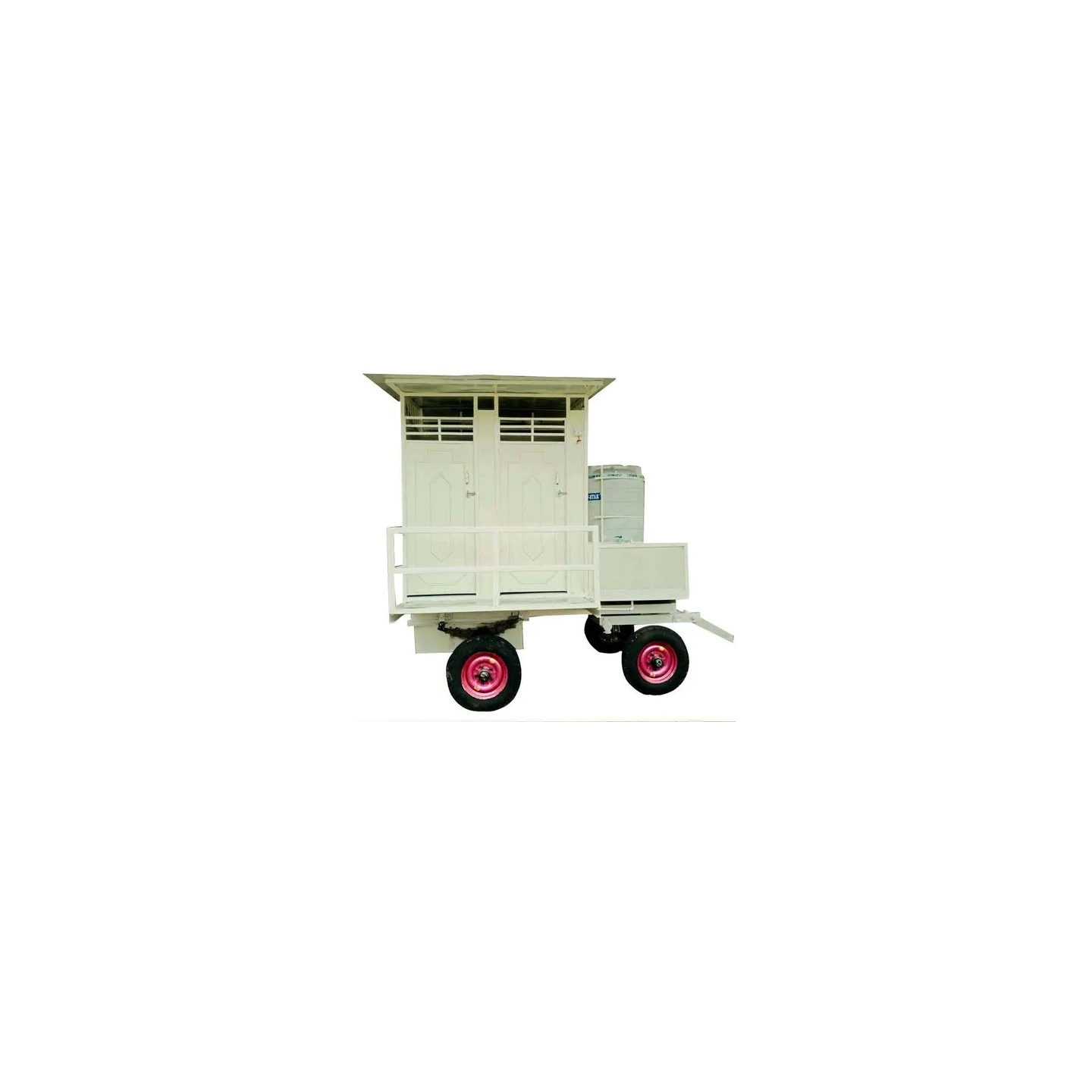 Buy Western Style Four Seated Toilet Trolley Sewer Tank 600 Ltr