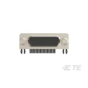 TE Connectivity HD22 26 Way Right Angle 2.29 mm Pitch PCB D-Sub Connector with 4 to 40 Screw Lock Female 