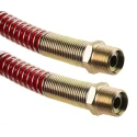 RS PRO 2 m Red Polyurethane Recoil Hose 12mm OD, 3/8 BSPT Press In Swivel Coupling, 10 bar, -20 to 65 °C 917-2460