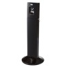 Rubbermaid Commercial Products Grey Galvanised Steel Standing Cigarette Bin 1.09m Height 427mm Width FGR93400BK