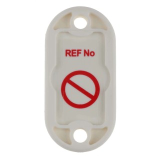 Brady Safety Prohibition Tag Red on White, English Language, RFID Enabled Nano Tag Kit NAN-NAN-A