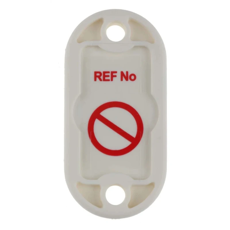 Brady Safety Prohibition Tag Red on White, English Language, RFID Enabled Nano Tag Kit NAN-NAN-A