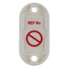 Brady Safety Prohibition Tag Red on White, English Language, RFID Enabled Nano Tag Kit NAN-NAN-A