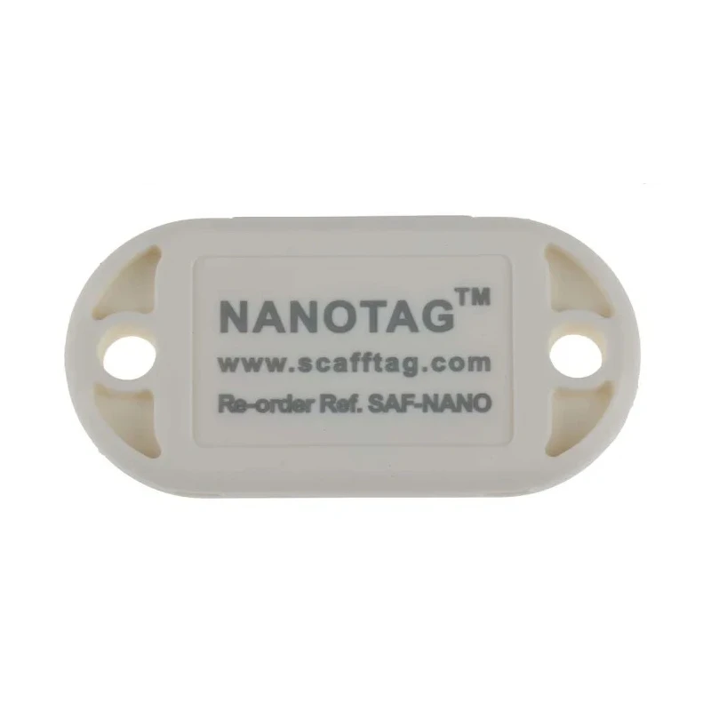 Brady Safety Prohibition Tag Red on White, English Language, RFID Enabled Nano Tag Kit NAN-NAN-A