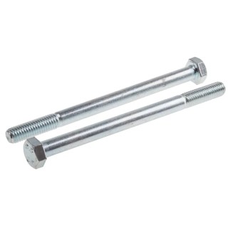 RS PRO Bright Zinc Plated Steel Hex Bolt M8 x 150 mm 8.8 Grade DIN 931 917-3154