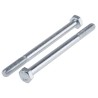 RS PRO Bright Zinc Plated Steel Hex Bolt M6 x 80 mm 8.8 Grade DIN 931 917-3129