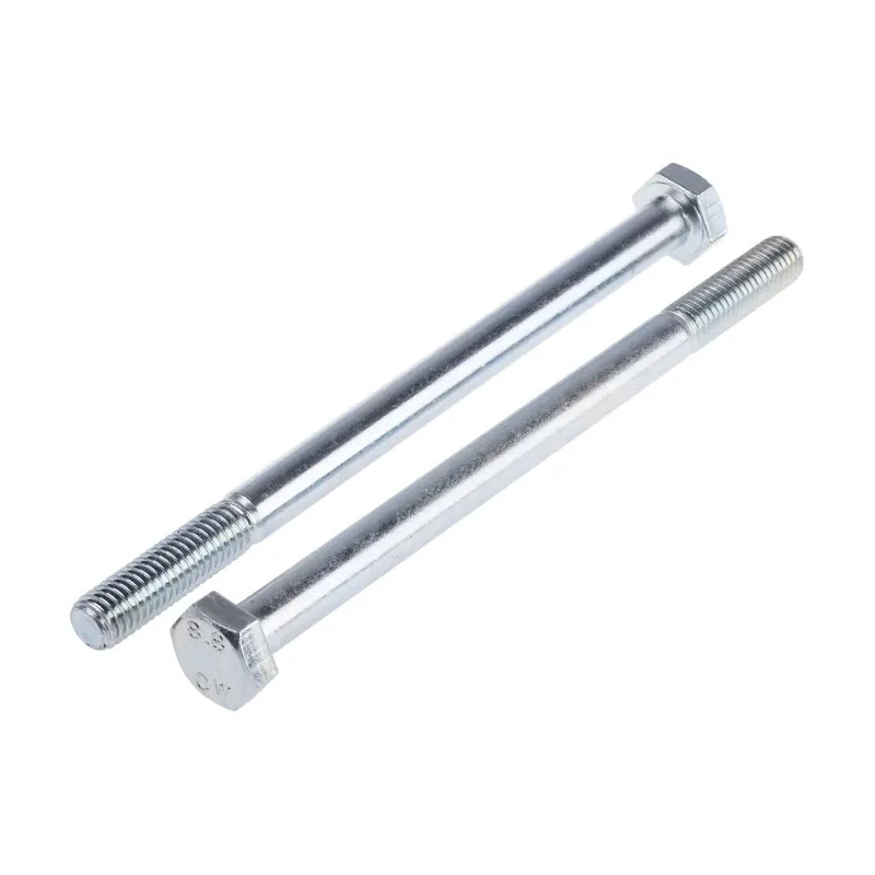 RS PRO Bright Zinc Plated Steel Hex Bolt M10 x 150 mm Grade 8.8 DIN 931 917-3182