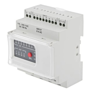RS PRO I/O Extension Module 8-Input Digital Input 4 Outputs Digital Output 110 240V AC 8A Battery Backup DIN Rail 917-6386
