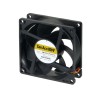 Sanyo Denki San Ace Series Axial Fan 12V DC 8.52W 81.9 CFM IP68 80mm 9WPA0812P4G001