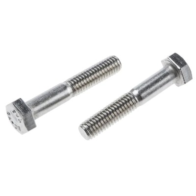 RS PRO Stainless Steel Hex Bolt M6 x 35 mm, Grade 304, Plain Finish, DIN 931 917-6222