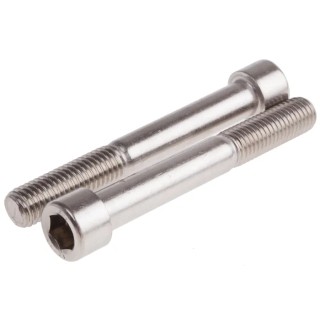 RS PRO Plain Stainless Steel Hex Socket Cap Screw M12 x 90 mm DIN 912 A2 917-6248